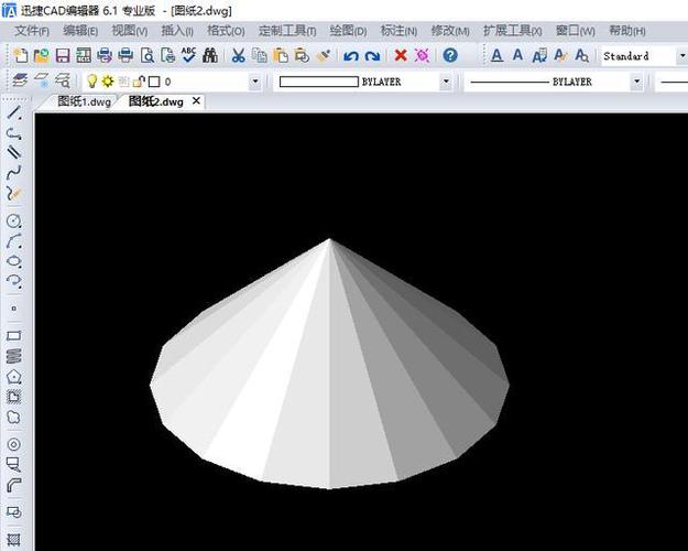 如何绘制CAD菱锥形 如何绘制CAD菱锥形 - BIM,Reivt中文网