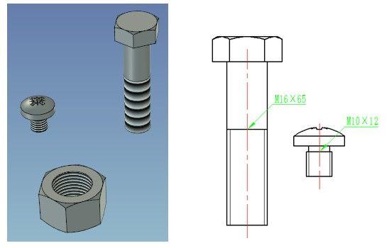 CAD中的三维螺纹绘制技巧 CAD中的三维螺纹绘制技巧 - BIM,Reivt中文网