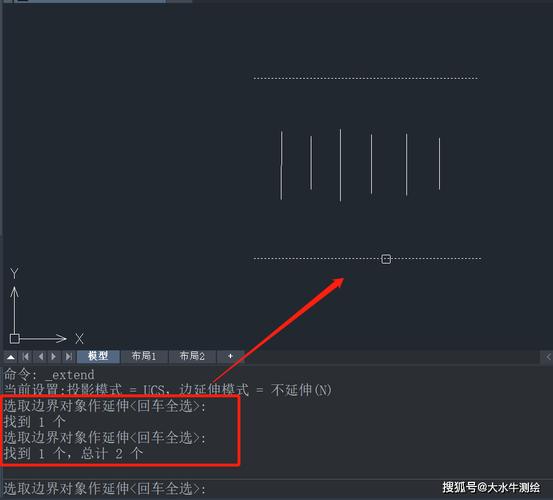 CAD中使用窗交方式延伸对象的方法 - BIM,Reivt中文网