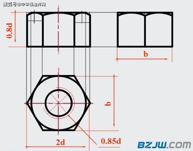 使用CAD的拉伸面命令绘制螺母 - BIM,Reivt中文网