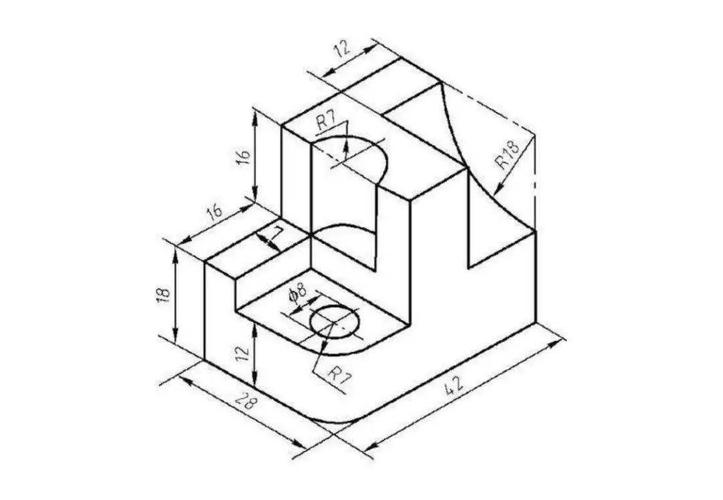 CAD长方体轴测图绘制技巧简化 - BIM,Reivt中文网
