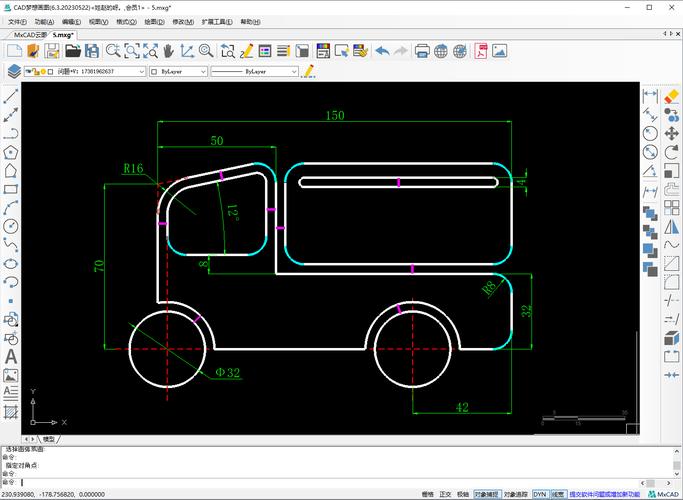 汽车平面图绘制的CAD技巧 - BIM,Reivt中文网
