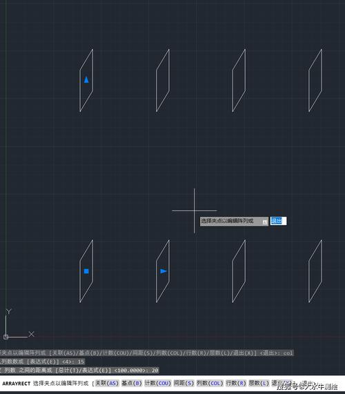 CAD中矩形阵列命令的使用技巧 - BIM,Reivt中文网
