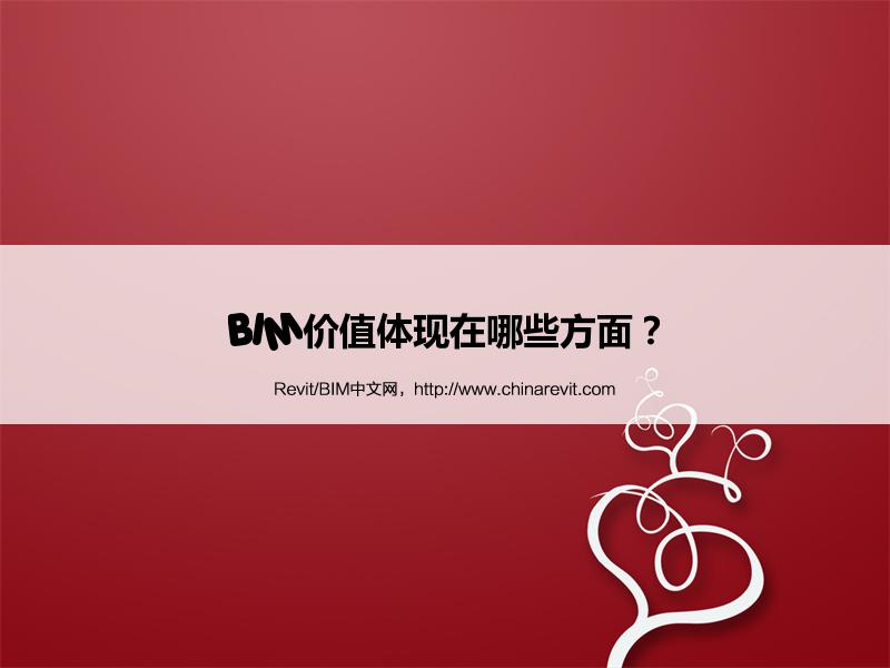 BIM,Revit中文网-BIM价值体现在哪些方面？