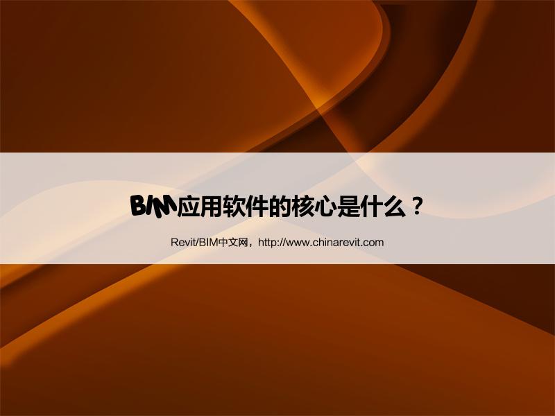 BIM,Revit中文网-BIM应用软件的核心是什么？