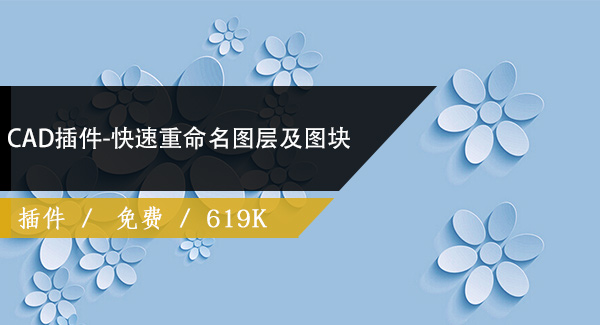 CAD插件-快速重命名图层及图块