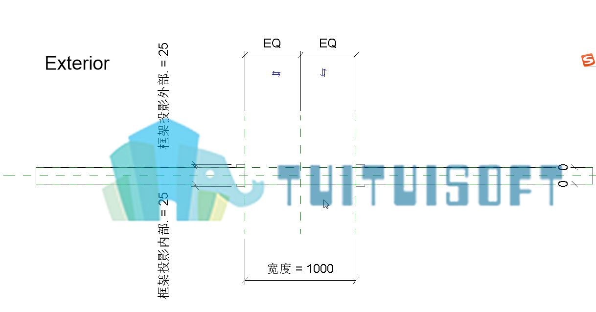 1.png 腿腿教学网-Revit教程 | Revit中如何运用参数控制门族的开启角度