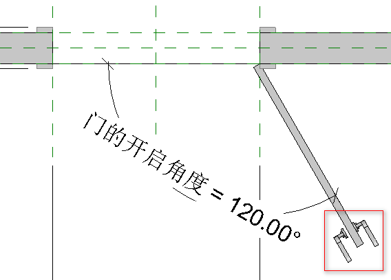 1.png 腿腿教学网-Revit教程 | Revit中如何将添加的门把手角度控制