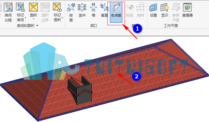 6.png 腿腿教学网-Revit如何创建老虎窗洞口