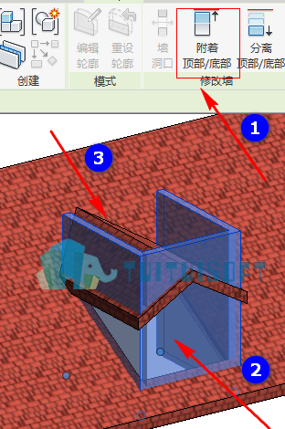10.png 腿腿教学网-Revit如何创建老虎窗洞口