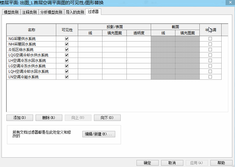 腿腿教学网-Revit机电出图教程 | Revit风系统-视图管理