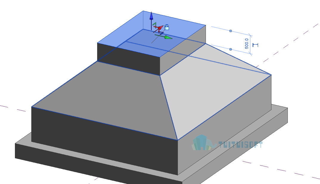 2018-10-26_204206.jpg 腿腿教学网-BIM教程 | Revit如何用体量来绘制一个桩基础
