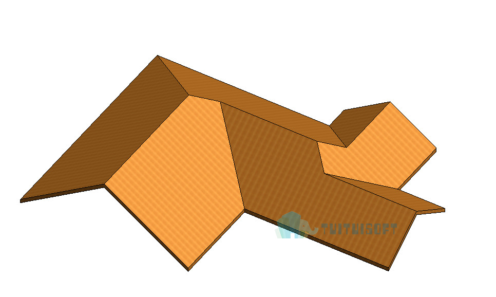 2018-10-26_200559.jpg 腿腿教学网-BIM教程 | Revit等级考试一级第十一期第一题屋顶的绘制