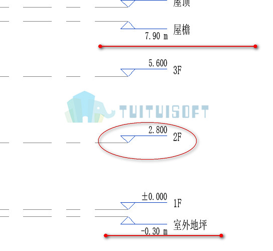 2018-10-29_213626.jpg 腿腿教学网-Revit教程| Revit中如何修改标高的小数点位数以及如何添加单位