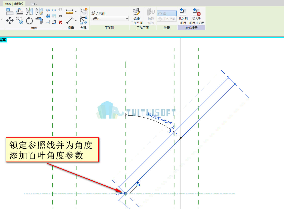 2018-10-31_144905.jpg 腿腿教学网-Revit教程| Revit中与参数百叶的制作