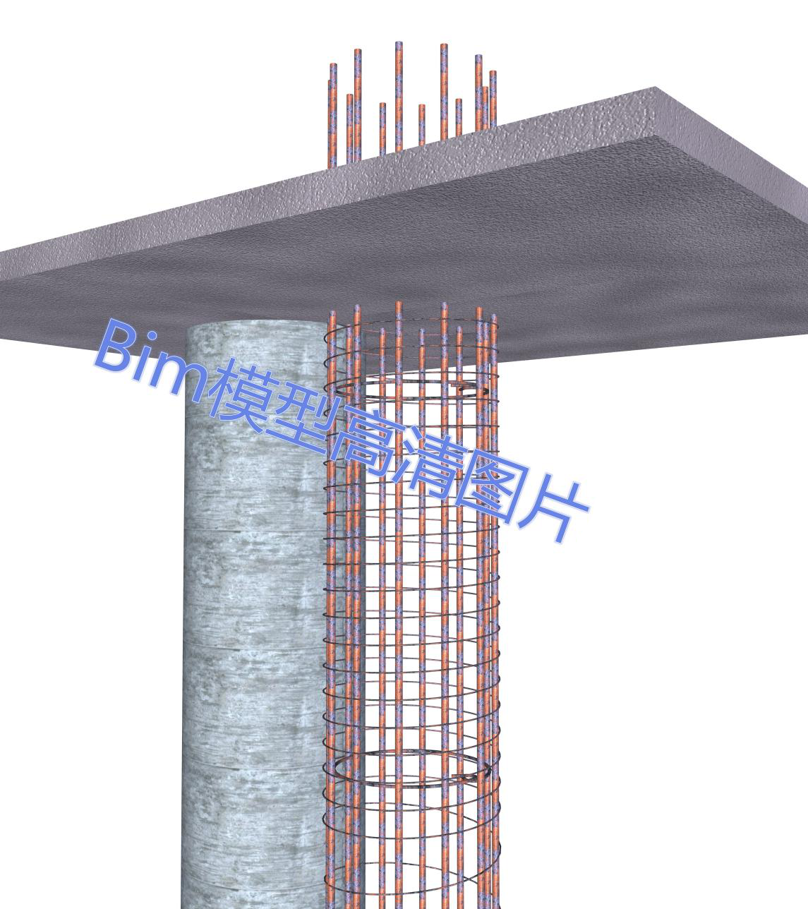 工程桩三维模型高清图片包.png