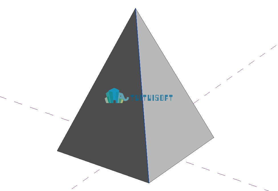 2018-10-31_222155.jpg 腿腿教学网-Revit教程| Revit中体量环境下创建一个四棱锥