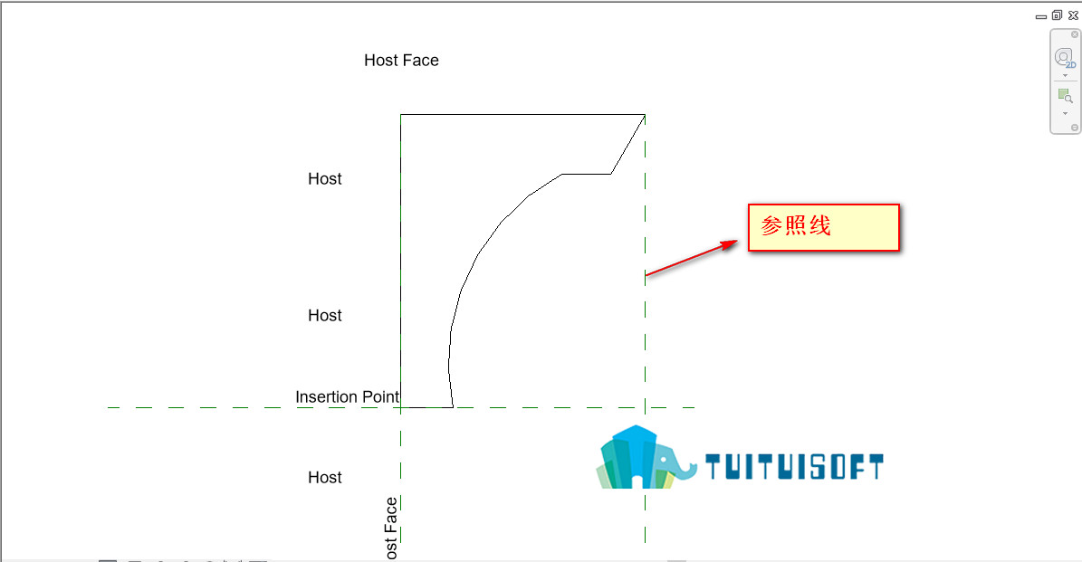 2018-11-14_230329.jpg 腿腿教学网-Revit墙饰条创建小技巧