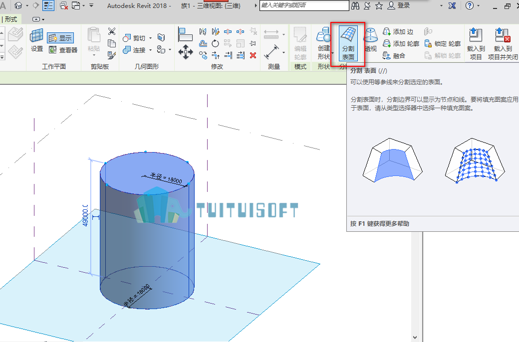 腿腿教学网-Revit如何创建自适应螺旋线