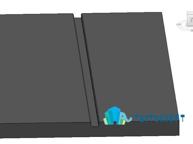 腿腿教学网-revit利用基于线的公制常规模型创建排水沟
