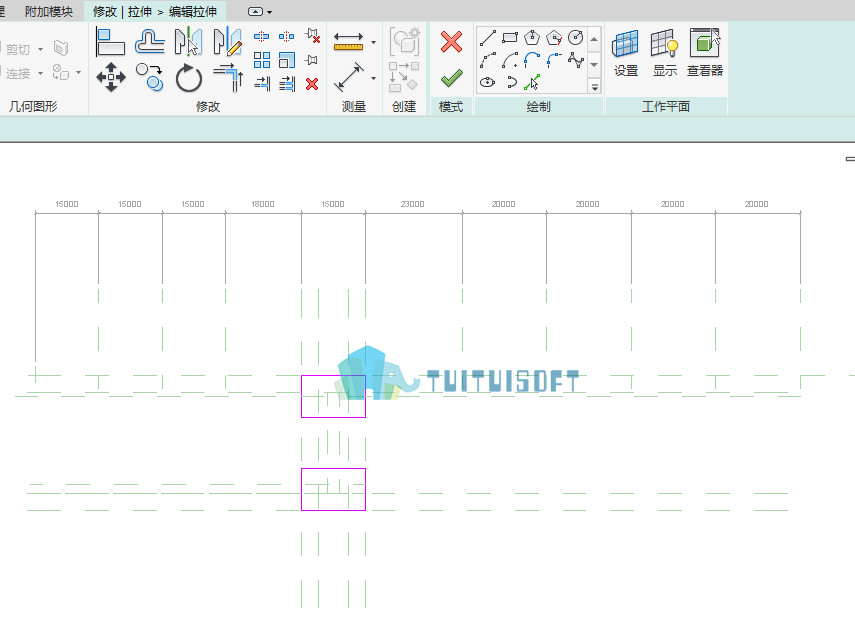 2018-12-06_085540.jpg 腿腿教学网-revit中斜拉桥的绘制