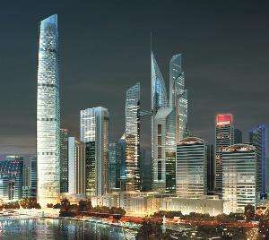 武汉王家墩中央商务区.jpg 腿腿教学网-bim软件应用经典案例介绍