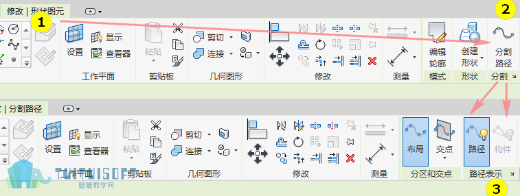 图片.png 腿腿教学网-表面和路径表示——界面面板的操作位置在哪?