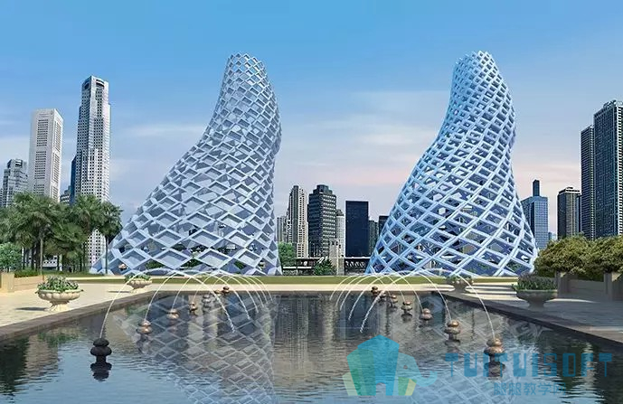 01.jpg 腿腿教学网-BIM技术在异形建筑中的应用