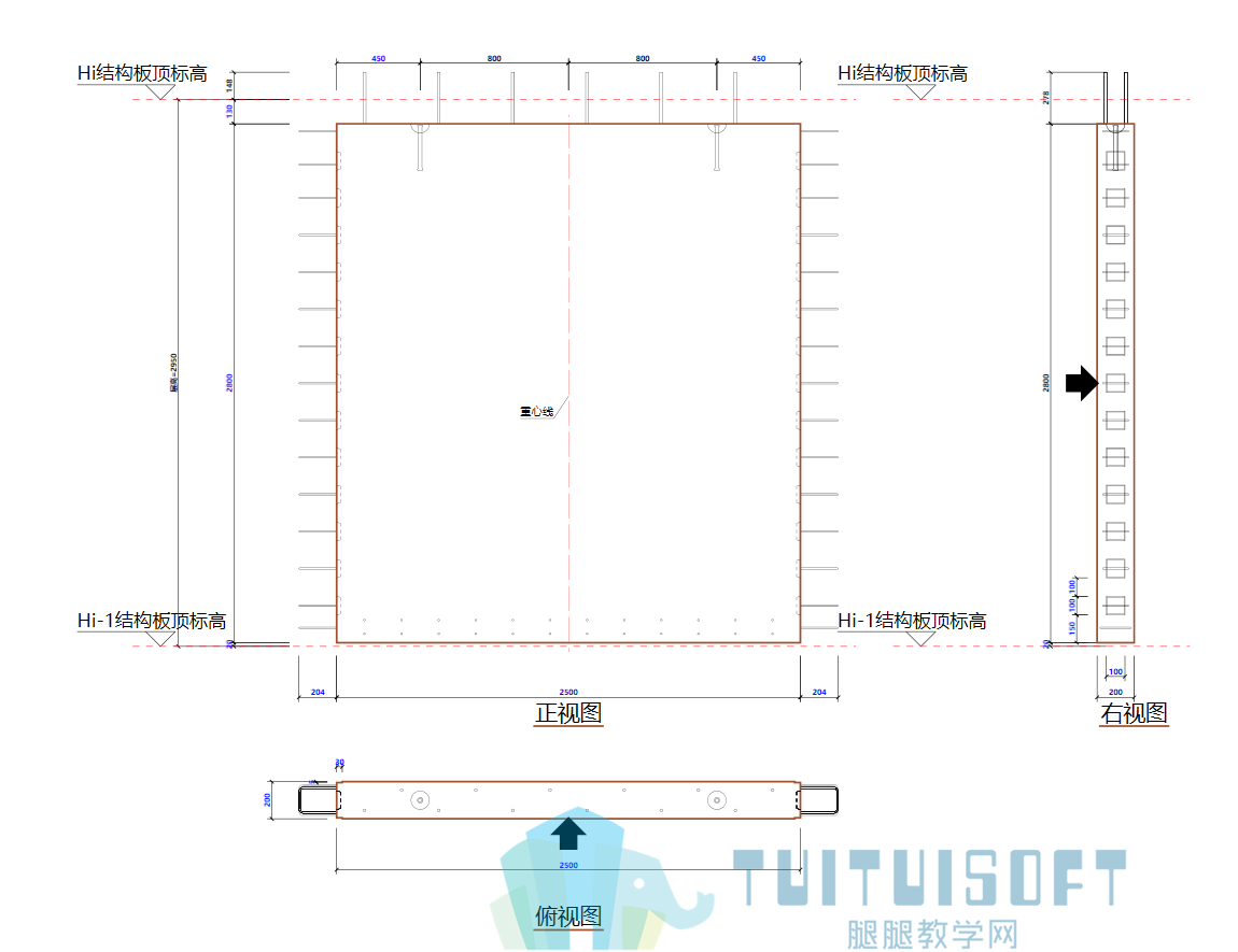 13.png 腿腿教学网-BeePC深化软件使用攻略:第八章、剪力墙内墙板布置与出图