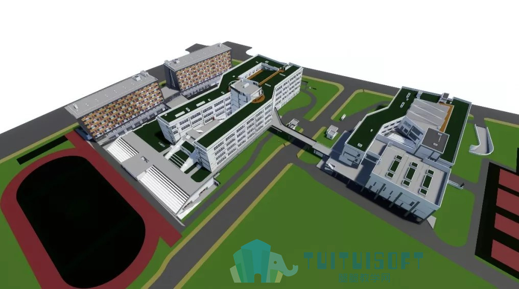 腿腿教学网-BIM技术在上海托马斯实验学校新建工程中的应用