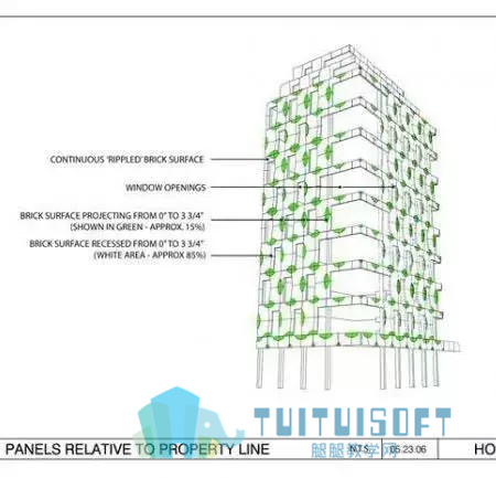 腿腿教学网-BIM在建筑表皮设计中的应用