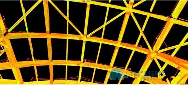 腿腿教学网-【逆向BIM】三维激光扫描在钢结构形变检测中的应用