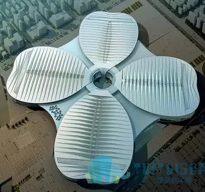 腿腿教学网-BIM技术助力进博会为“四叶草”打造钢铁脊梁