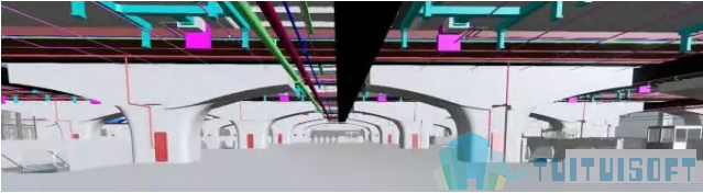 腿腿教学网-基于BIM管线综合方案案例——清河车站BIM管线综合设计应用