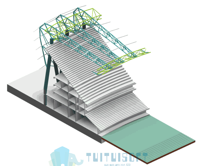 111.gif 腿腿教学网-BIM施工动画应用——视觉表现