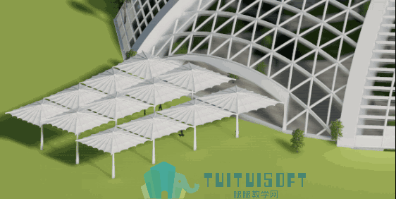 111.gif 腿腿教学网-BIM施工动画应用——视觉表现
