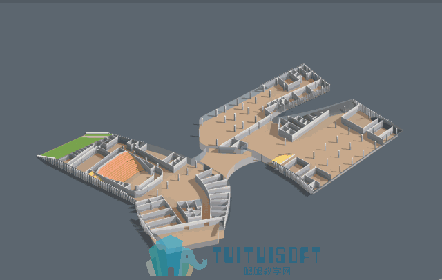 111.gif 腿腿教学网-BIM施工动画应用——视觉表现