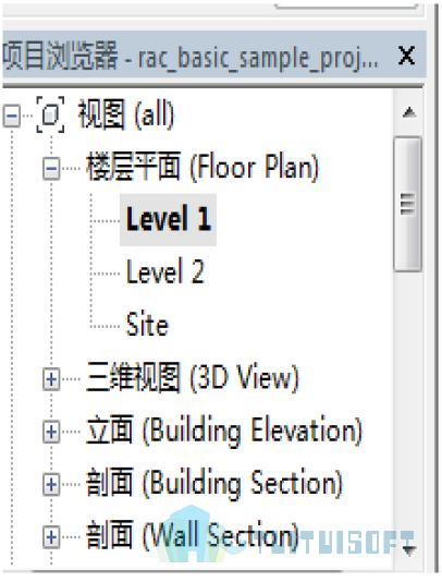 2019-08-20_163703.jpg 腿腿教学网-Revit入门级教程第二章-Revit用户界面