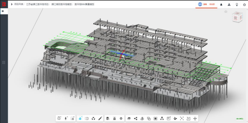 image.png 腿腿教学网-毕埃慕BDIP建筑数据集成平台常见问题-模型的基本浏览操作