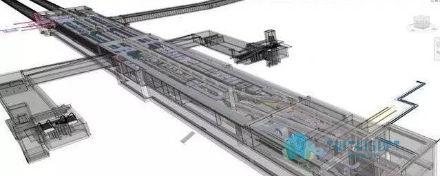 轨道交通项目BIM模型.jpg 腿腿教学网-平行的BIM,BIM技术在轨道工程中的应用