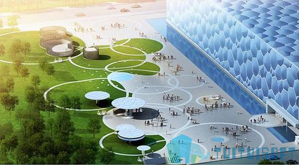 冰立方.jpg 腿腿教学网-BIM建筑的冰雪之梦——冬奥冰立方项目