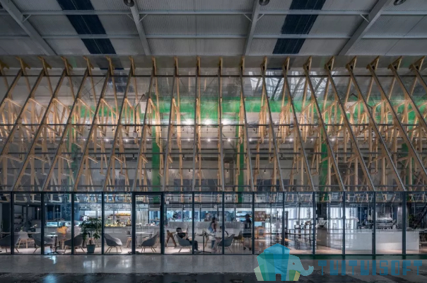BIM应用.jpg 腿腿教学网-“棉仓城市客厅”应用中所体现的BIM理解与尝试