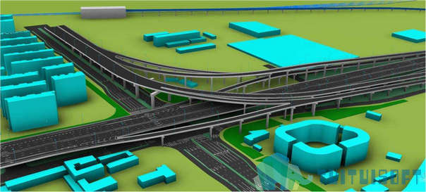 BIM道路.jpg 腿腿教学网-如何精准快速进行BIM道路建模?结合BIM软件基础来谈谈