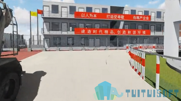 BIM漫游 腿腿教学网-有了BIM漫游应用,工程临设策划可以这么做