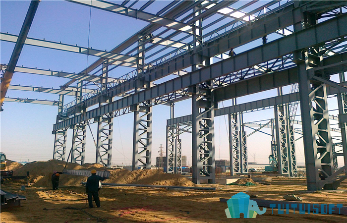 腿腿教学网-Tekla软件能用来做什么？Tekla Structures在钢结构厂房中的应用