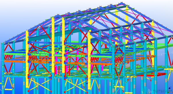 腿腿教学网-建立Tekla的BIM模型要哪些步骤？Tekla模型应用步骤解析