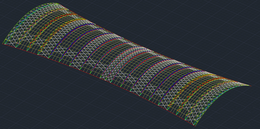 Tekla应用,Tekla 腿腿教学网-Tekla应用于火车站空间结构?具体是怎么做到的?