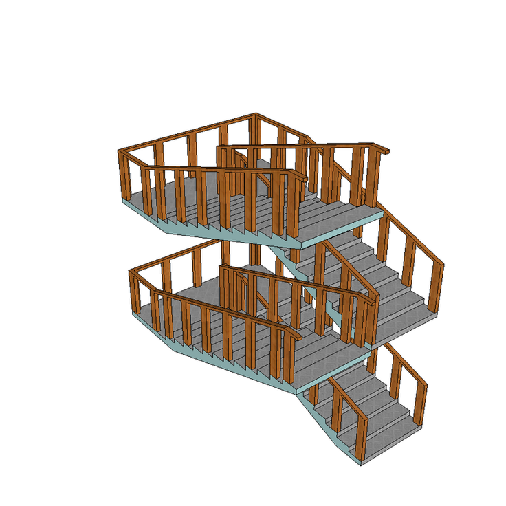 楼梯间建模,BIM建模 腿腿教学网-楼梯间模型怎么建?BIM楼梯间的建模方法是什么?