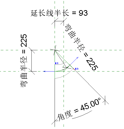 revit关联弯头族参数