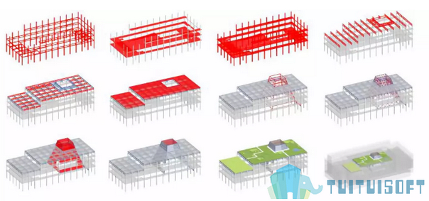 BIM模型,BIM 腿腿教学网-拆分BIM模型应遵循哪几条规范?主流BIM模型拆分规则